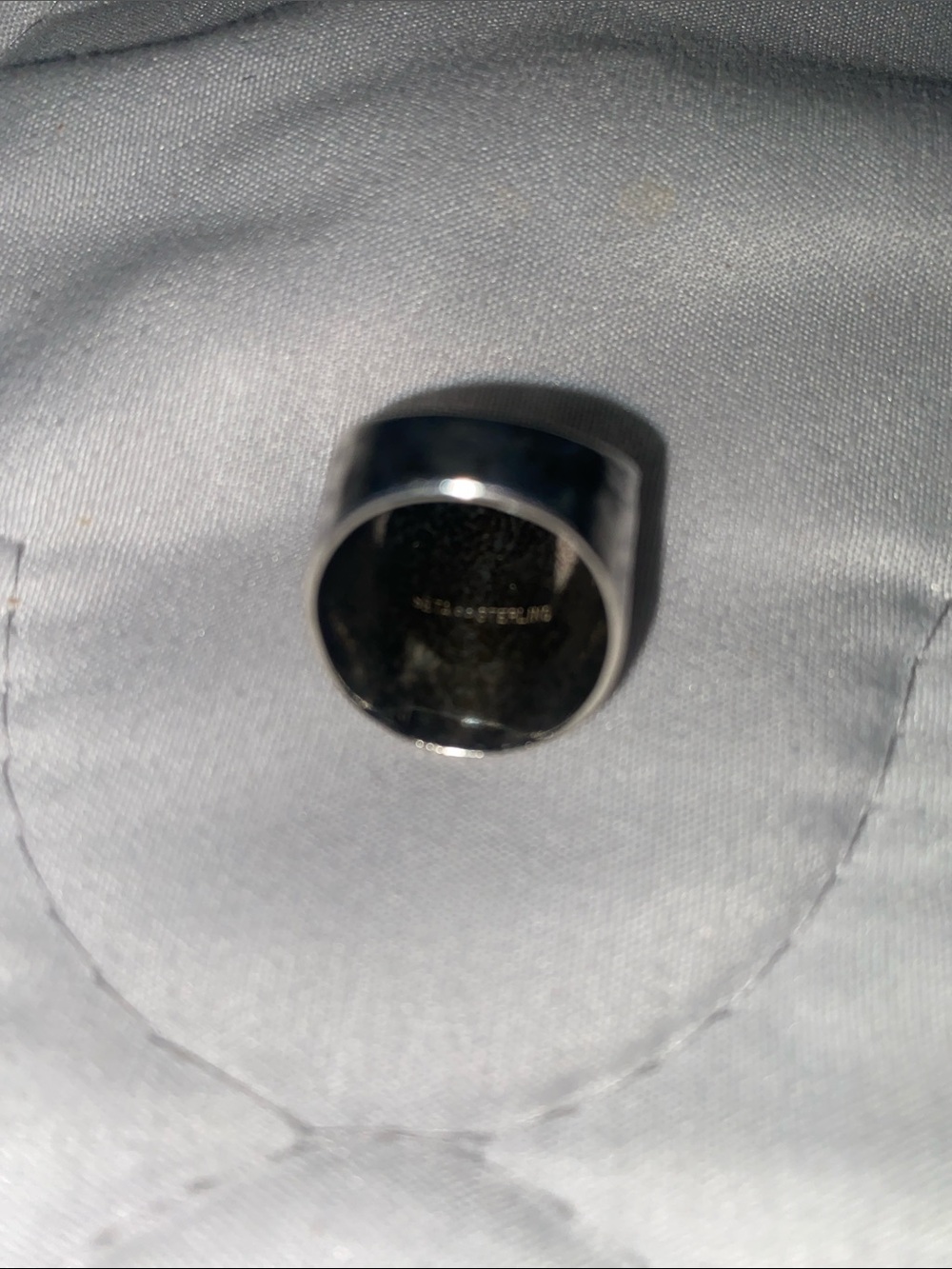 Vintage Sterling Silver Hammered Ring women’s size 7 - Picture 10 of 16